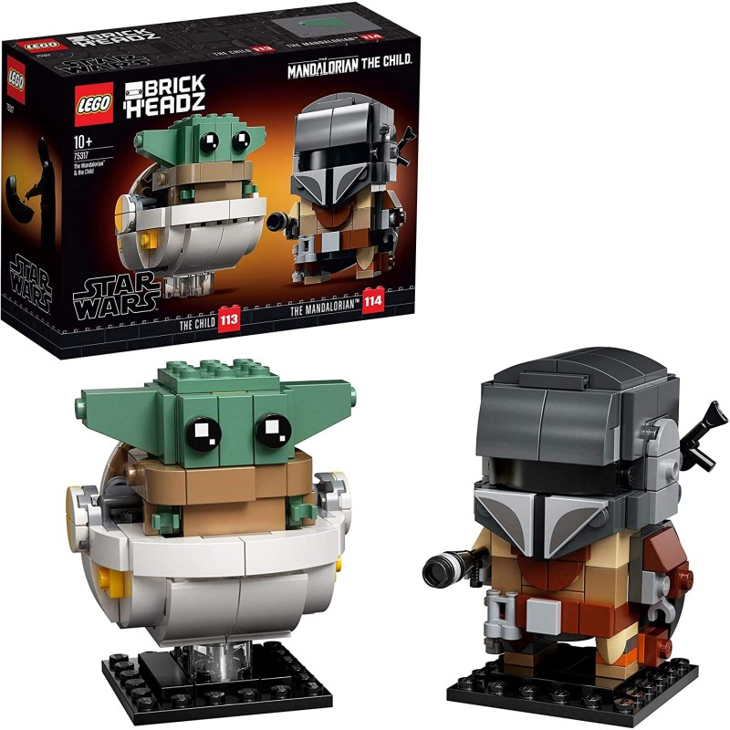 LEGO BrickHeads - 75317 - Star Wars: O Mandalorian e a Criança
