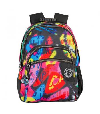 Mochila escolar, coleção 40 graus - 56866 - Perona