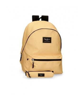 Mochila Pepe Jeans - 6329226 - Coleção Aris amarelo pastel - Joumma