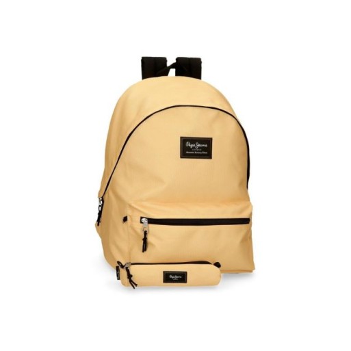 Mochila Pepe Jeans - 6329226 - Coleção Aris amarelo pastel - Joumma