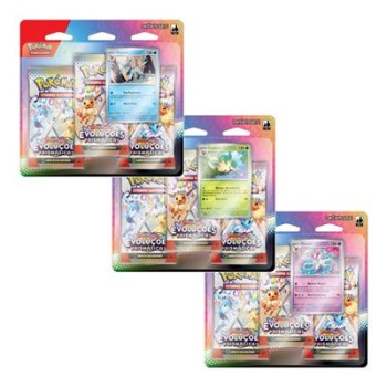 Jogo de cartas Pokémon 3 boosters - 10040 - PT