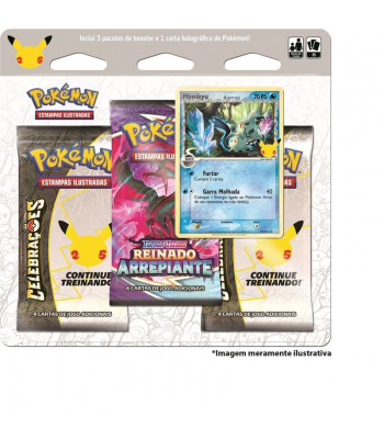 Pokémon Blister Triplo 25 Anos - 40992  PT
