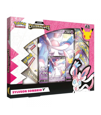 Cartas Pokémon Box Sylveo V Celebrações - Copag - 40996 PT