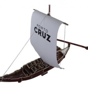 Puzzle 3D em madeira - Barco rabelo