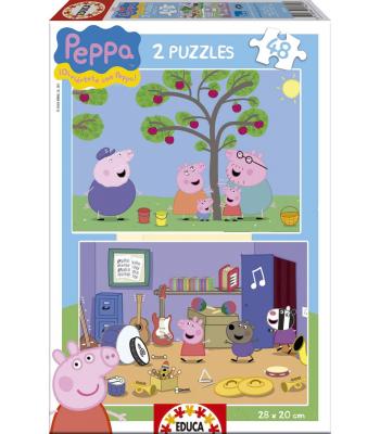 Educa Puzzle 2x48 Peças - Peppa Pig - 15920