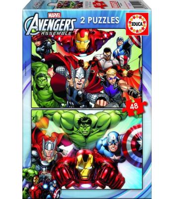 Puzzle 2x48 Avengers - 15932 - Educa