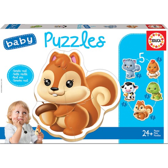 Baby Puzzle Animais - 13473 - EDUCA 