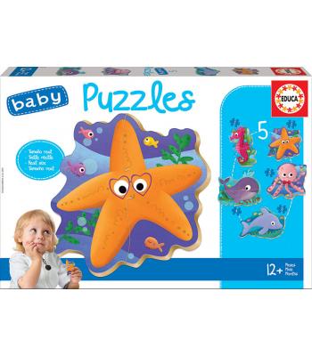 Baby Puzzle - 18058 - Animais marinhos EDUCA 