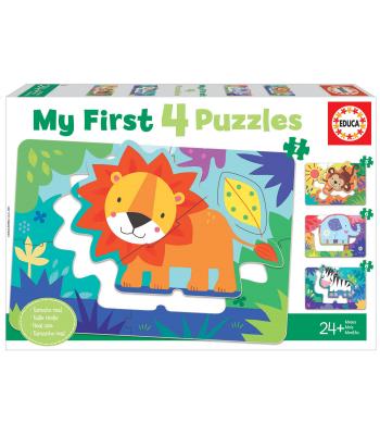 EDUCA My first  puzzle, animais da selva - 18897 