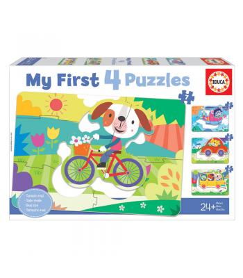 EDUCA My first  puzzle, Veículos - 18898 