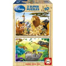 Puzzle 2x50 Animal Friends 13144