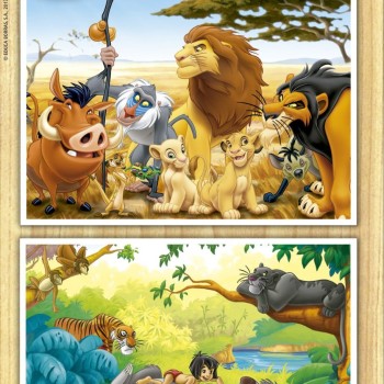 Puzzle 2x50 Animal Friends 13144