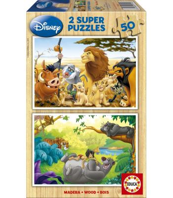 Puzzle 2x50 Animal Friends 13144