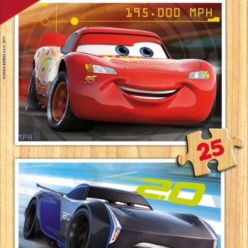 EDUCA Puzzle 2x25 Cars 3  - 17173