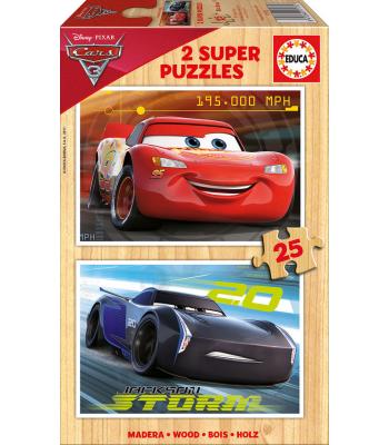 EDUCA Puzzle 2x25 Cars 3  - 17173