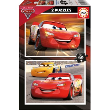 EDUCA Puzzle 2x48 Cars 3 - 17177