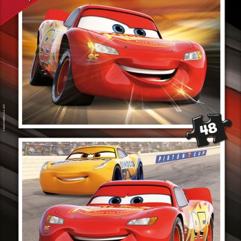 EDUCA Puzzle 2x48 Cars 3 - 17177