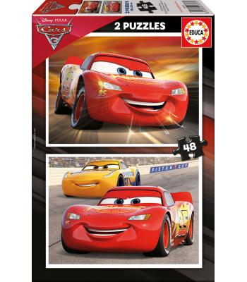 EDUCA Puzzle 2x48 Cars 3 - 17177