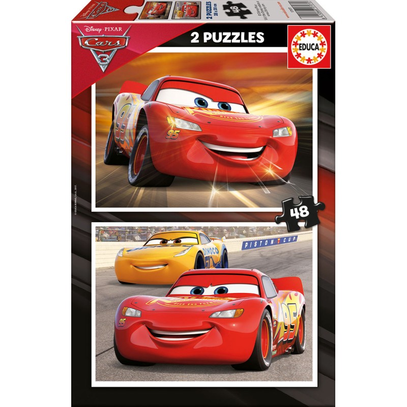 EDUCA Puzzle 2x48 Cars 3 - 17177