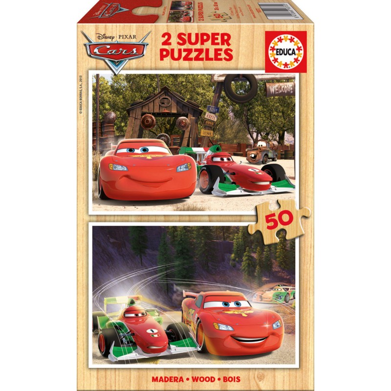 Puzzle 2x50 Cars - 16372 - Educa