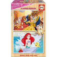 EDUCA Puzzle 2x25 Princesas - 17164