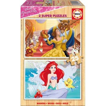 EDUCA Puzzle 2x25 Princesas - 17164