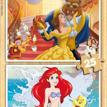 EDUCA Puzzle 2x25 Princesas - 17164