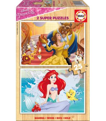 EDUCA Puzzle 2x25 Princesas - 17164