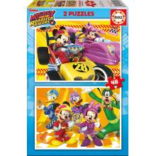 EDUCA Puzzle 2x48 Mickey e os Superpilotos - 17239