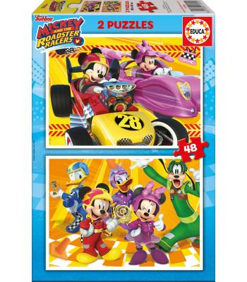 EDUCA Puzzle 2x48 Mickey e os Superpilotos - 17239