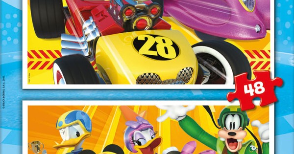 EDUCA Puzzle 2x48 Mickey e os Superpilotos - 17239