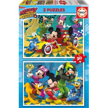 EDUCA Puzzle 2x20 Mickey - 17631 