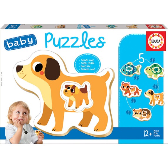 Baby Puzzle Animais domésticos 17573 EDUCA 