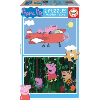EDUCA Puzzle 2x16 Peppa Pig - 17157 