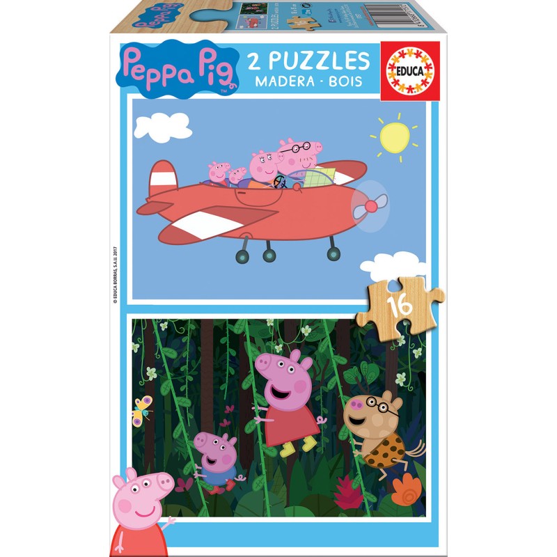 EDUCA Puzzle 2x16 Peppa Pig - 17157 