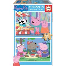 EDUCA Puzzle 2x25 Peppa Pig - 18078