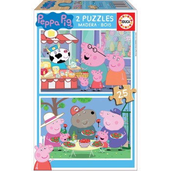 EDUCA Puzzle 2x25 Peppa Pig - 18078 