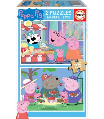 EDUCA Puzzle 2x25 Peppa Pig - 18078 