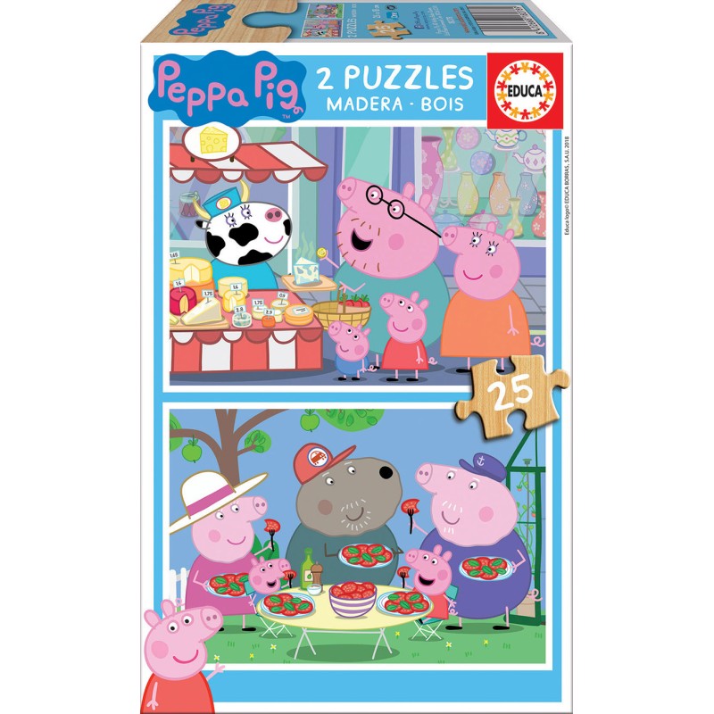 EDUCA Puzzle 2x25 Peppa Pig - 18078 
