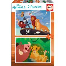 EDUCA Puzzle 2x48 peças: Rei Leão - 18629