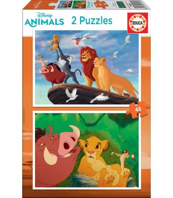 EDUCA Puzzle 2x48 peças: Rei Leão - 18629