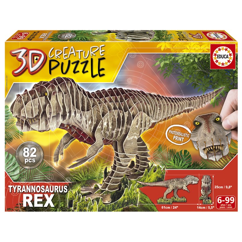 Educa Puzzle 3D - 19182 - T-Rex 