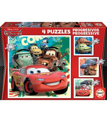 EDUCA Puzzle progressivo, Cars 2 - 14942 