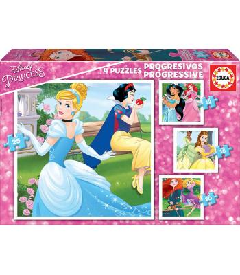 EDUCA Puzzle progressivo, Princesas Disney - 17166 