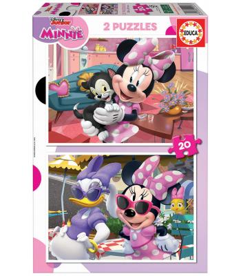 EDUCA Puzzle 2x20 peças, Minnie - 19297