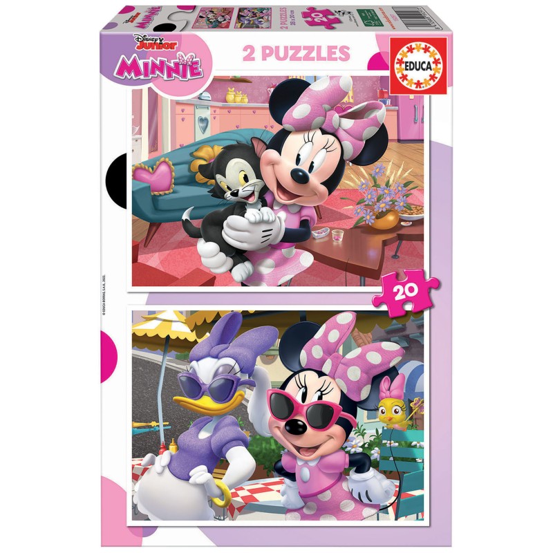EDUCA Puzzle 2x20 peças, Minnie - 19297