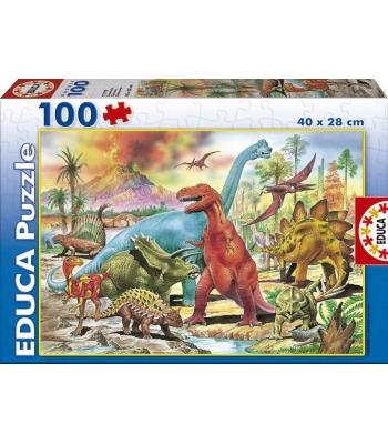 Puzzle 100 "Dinossauros" 13179