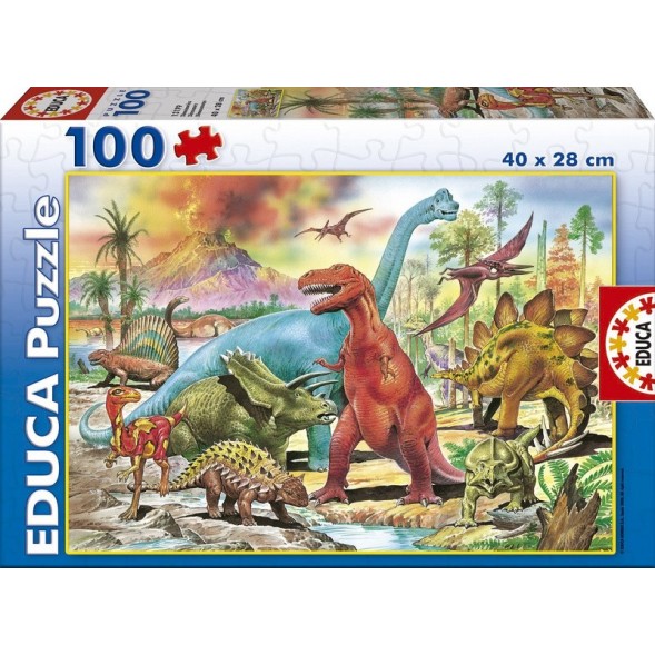 Puzzle 100 "Dinossauros" 13179