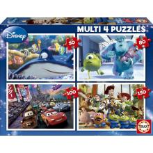 EDUCA Puzzle 4 em 1 Disney - 15615