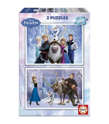 EDUCA Puzzle 2x100 Frozen - 15767